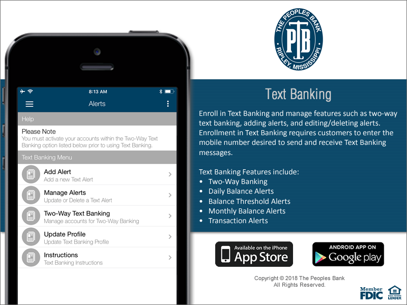 Text Banking