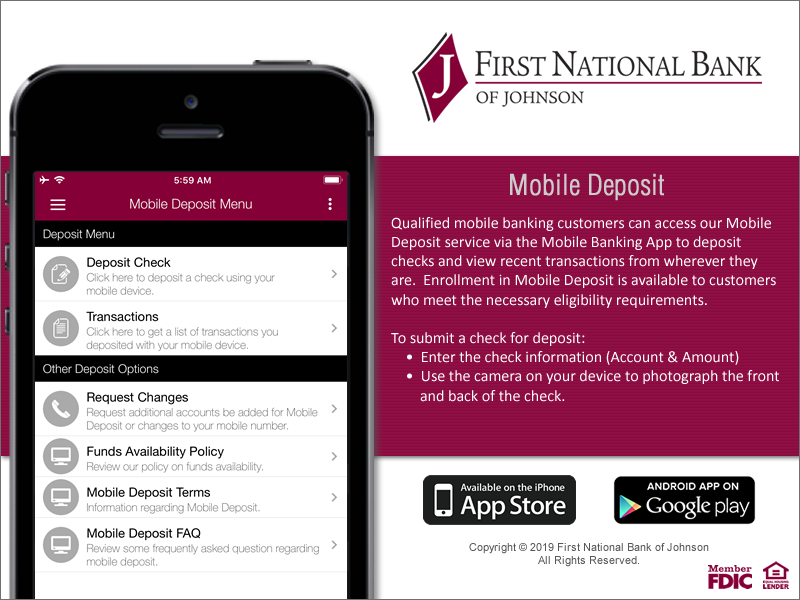 Mobile Deposit