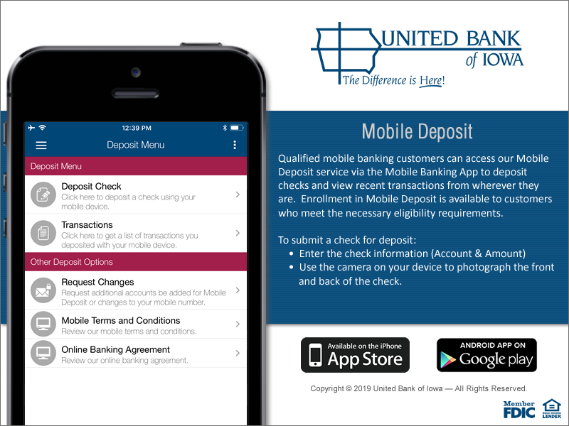 Mobile Deposit